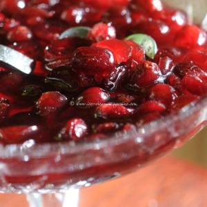 cranberries in syrup © www.ice-cream-magazine.com
